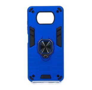 Чохол SP Transformer Ring for Magnet для Xiaomi Poco X3 blue протиударний