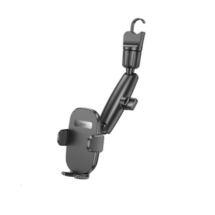 Автодержатель Hoco H17 Waves rearview mirror car holder black
