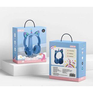 Блютуз Стерео Гарнітура LED UNICORN STN27K Blue