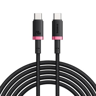 Кабель Baseus Dura Series Fast Charging Type-C toType-C 240W 1m black/red