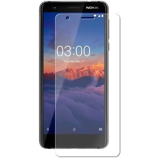 Защитное 2.5D стекло Glass для Nokia 3.1 (0.3mm)