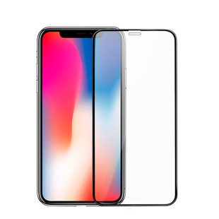 Защитное 3D Curved стекло для iPhone X/XS/11Pro black Glasscove