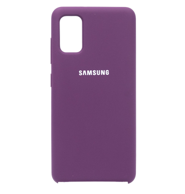 Силіконовий чохол Full Cover для Samsung A41 grape Protective