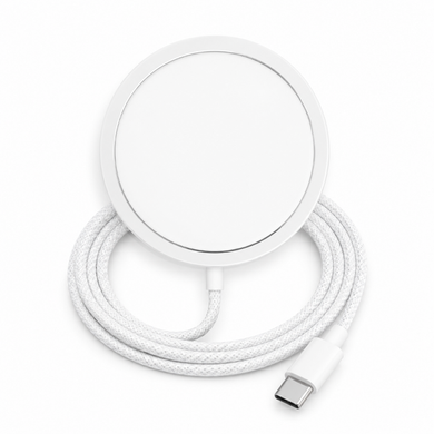 Бездротовий зарядний пристрій Walker WH-55 15W Magsafe white