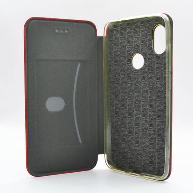 Чохол книжка Original шкіра MyPrint для Xiaomi Redmi Note 6 Pro red (Єдиноріг)