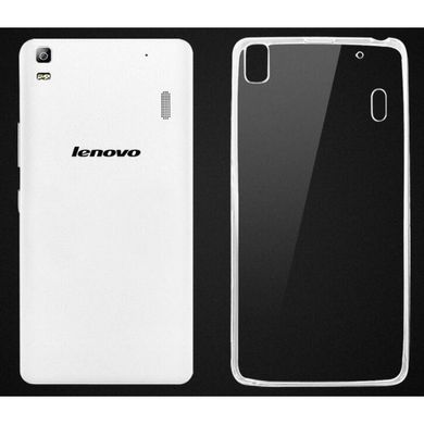 Силиконовый чехол для Lenovo A7000 white/gray 0,3мм