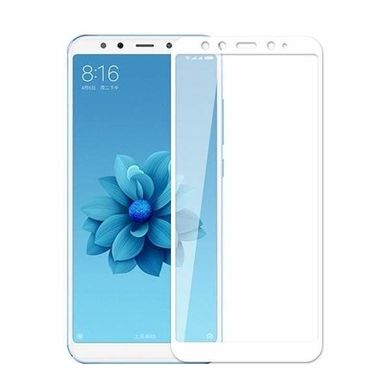 стекло Full Glue&Coverage 3D для Xiaomii MIi A2 white