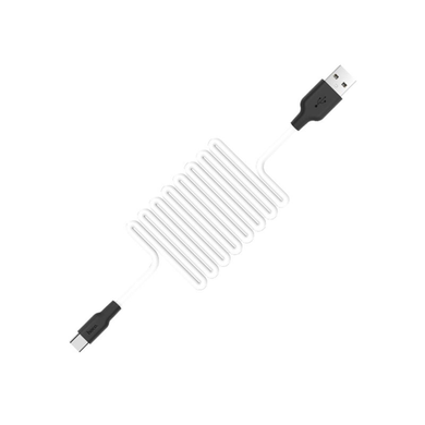 USB кабель Hoco X21 Silicone Type-C 3A 1m black/white
