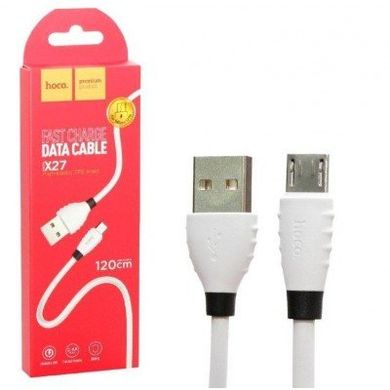 USB кабель Hoco X27 Excellent Micro white 120 cm