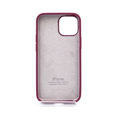 Силіконовий чохол Full Cover для iPhone 13 mini marsala