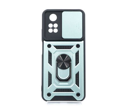 Чехол Camshield Serge Ring for Magnet Camo для Xiaomi Poco M4 Pro 4G green противоударный