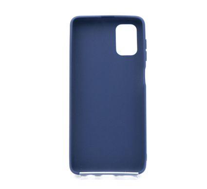Силиконовый чехол Soft feel для Samsung M51 blue Candy