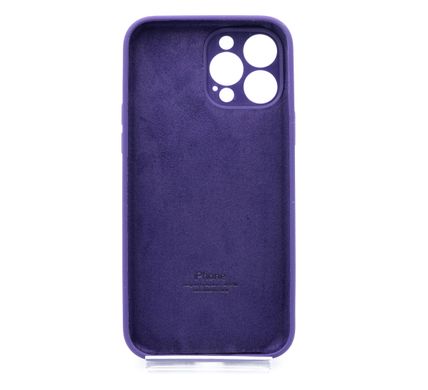 Силіконовий чохол Full Cover для iPhone 13 Pro Max purple Full Camera