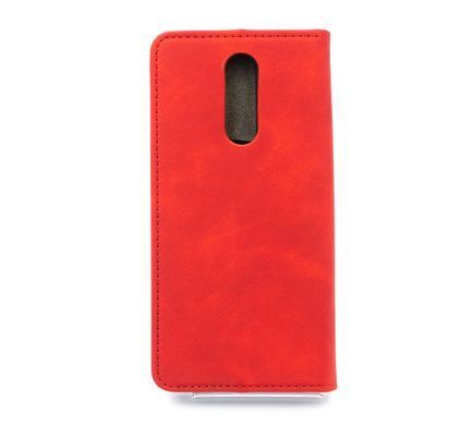 Чохол книжка Carbon для Xiaomi Redmi 8 red/black (4you)