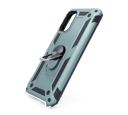 Чохол Serge Ring for Magnet для Xiaomi Redmi Note 10 5G/Poco M3 Pro green протиударний