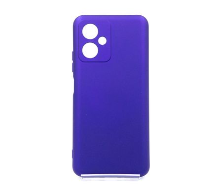 Силіконовий чохол Full Cover для Xiaomi Redmi Note 12 5G/Poco X5 5G violet Full Camera без logo