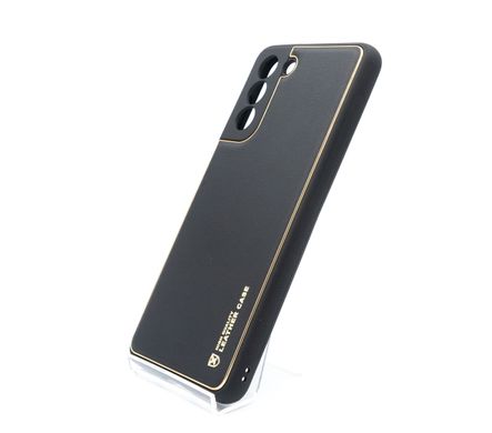 Чохол шкіра Xshield для Samsung S21 black Full camera