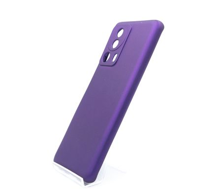 Силіконовий чохол SMTT для Xiaomi Mi 13 Lite Violet Full Camera з мікрофіброю