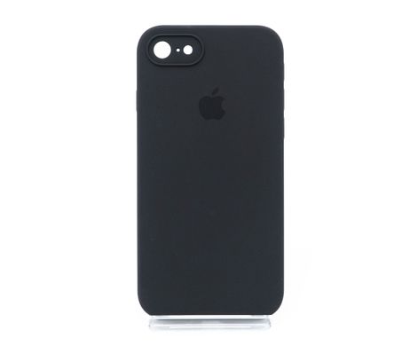 Силіконовий чохол Full Cover Square для iPhone 7/8 dark gray Full Camera
