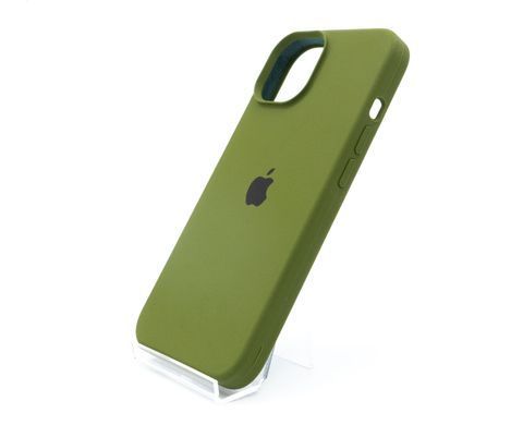 Силіконовий чохол Full Cover для iPhone 14 dark olive