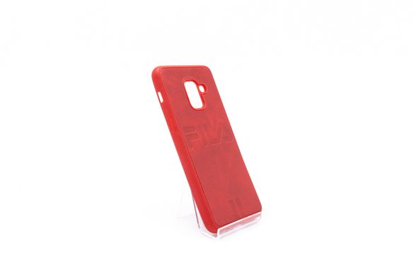 Чехол Fila для Samsung A8 (2018) red