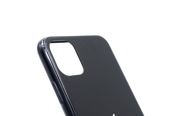 Чохол Glass Farfor для iPhone 11 Pro Max black Sp