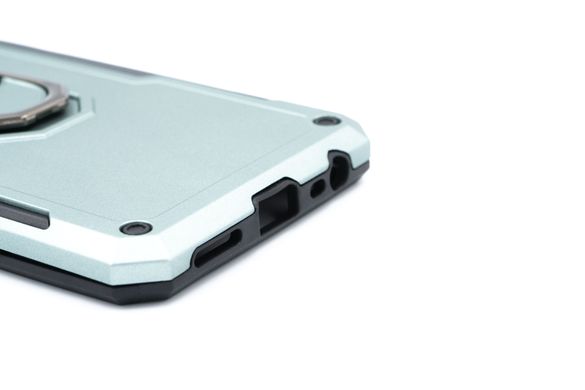 Чохол Serge Ring for Magnet для Xiaomi Redmi 9 green протиударний з магніт тримачем