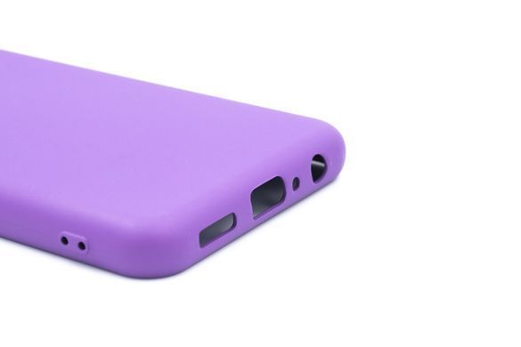 Силіконовий чохол Full Cover для Samsung A04 purple Full Camera без logo