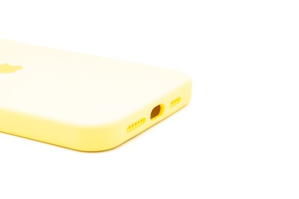 Силіконовий чохол Full Cover для iPhone 14 Pro Max yellow Full Camera