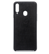 Накладка Leather Prime для Samsung A20S /A207 black