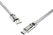 USB кабель Borofone BU12 Synergy Type-C 3A/1.2m silver