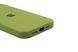 Силіконовий чохол Full Cover для iPhone 14 dark olive