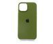 Силіконовий чохол Full Cover для iPhone 14 dark olive