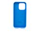 Силіконовий чохол Full Cover для iPhone 15 Pro new lake blue (capri blue)