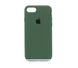 Силиконовый чехол Full Cover для iPhone 7/8 dark green