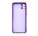 Силіконовий чохол Full Cover для Samsung A04 purple Full Camera без logo