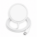 Бездротовий зарядний пристрій Walker WH-55 15W Magsafe white