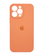 Силиконовый чехол Full Cover для iPhone 14 Pro Max carrot Full Camera