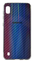 Накладка Carbon Gradient Hologram для Samsung A10 (A105) blue