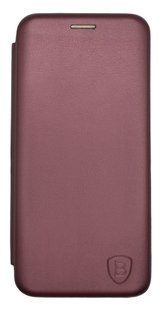 Чехол книжка Baseus Premium Edge для Xiaomi Redmi Note 10 Lite marsala