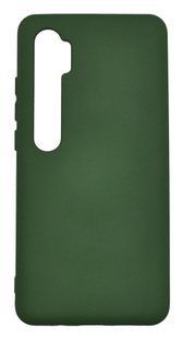 Силиконовый чехол Full Cover для Xiaomi Mi Note 10 Lite dark green без logo