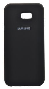 Силиконовый чехол Full Cover для Samsung J4+2018 black