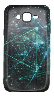 Силіконовий чохол MyPrint для Samsung J700 /J7 2015 зірки, clear