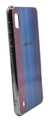 Накладка Carbon Gradient Hologram для Samsung A10 (A105) blue