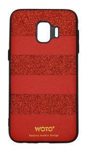 Накладка Sibling Woto Glittery для Samsung J260 red