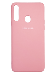 Силіконовий чохол Full Cover для Samsung A20s pink