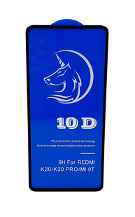 Захисне 10D скло Full Glue для Xiaomi Redmi 9T black SP