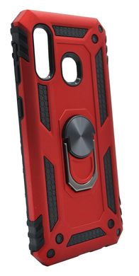 Чехол Serge Ring for Magnet для Samsung A40 red противоударен с магнитным держателем