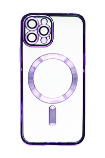 Чохол Metal Matte with MagSafe для iPhone 13 Pro deep purple Full Camera