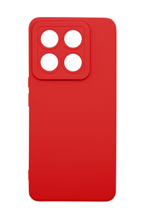 Силиконовый чехол SMTT для Xiaomi Mi 14T red Full Camera